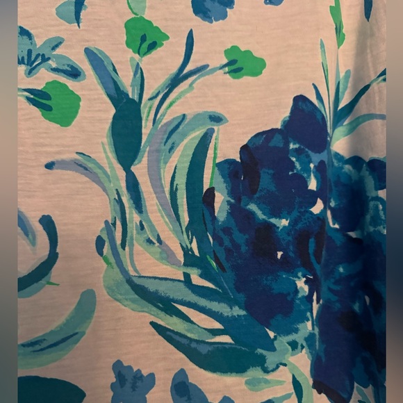 Lilly Pulitzer Lula Top with Ruffle sleeves Size XL - Picture 3 of 4